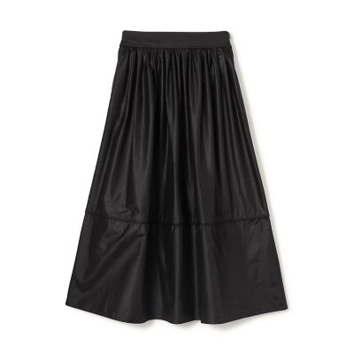 百貨店4万4000円□blancvert□ウエストゴムタフタスカート□36 7