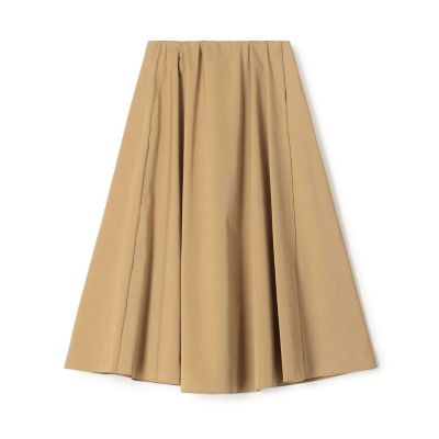 ＜maison TOMORROWLAND＞【送料無料】ダブルサテン　タックギャザーフレアスカート