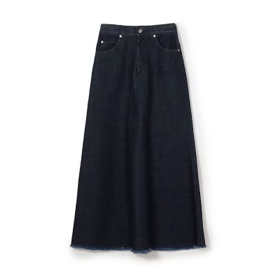 ⑤中古美品 S MaxMara Cecile デニム フレアミディスカート 40 田中亜希子さんコラボ ] 選べる3サイズ デニムフレアスカート [M4089