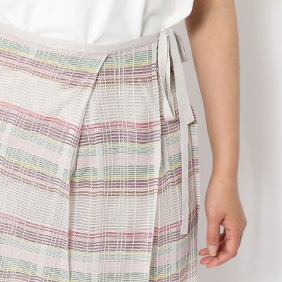 ソフトチェック　ラップスカート