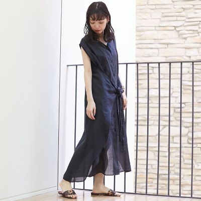 ラミー　ノースリーブパレオワンピース