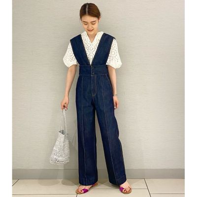 ＜maison TOMORROWLAND＞オーガニックコットンデニム　２－ｗａｙコンビネゾン