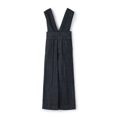 オーガニックコットンデニム　２－ｗａｙコンビネゾン