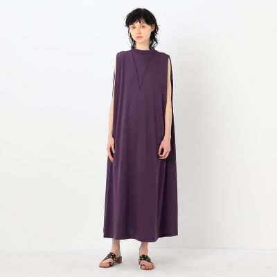 コットンジャージー ノースリーブマキシワンピース | maison