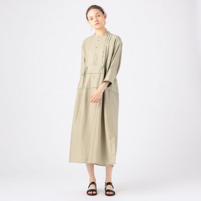 スーパーライトモールスキン ピンタックワンピース 三越伊勢丹オンラインストア 公式