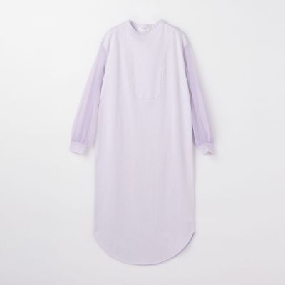 シアーコンビ　クルーネックワンピース