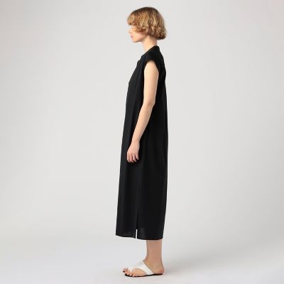 美品✨MHL コットン バンドカラー シャツワンピース ブラウン Ⅰ バンドカラーシャツワンピース KATO` GRANDMA MAMA DAUGHTER