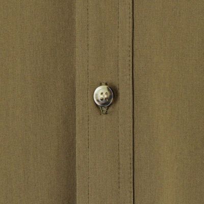 コットンナイロン バンドカラーシャツワンピース | maison