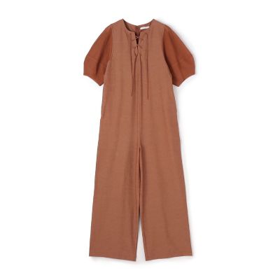 ＜maison TOMORROWLAND＞ニットコンビ　オールインワン