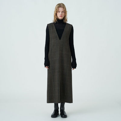 トゥモローランド ミックスツイード ジャンパースカート ワンピース ボールジィー BALLSEY（ボールジィ）の「ミックスツイード ジャンパースカート