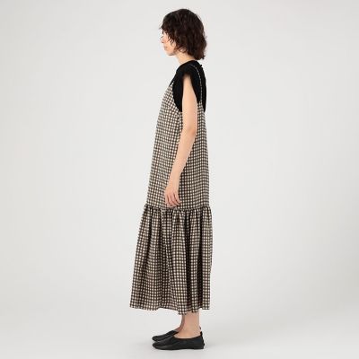 美品 トゥモローランド マカフィー 3万円 チェック柄 ティアードワンピース 美品 トゥモローランド マカフィー 3 チェック柄 ティアード