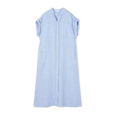 ＜maison TOMORROWLAND＞リネンシャーティング　シャツワンピース
