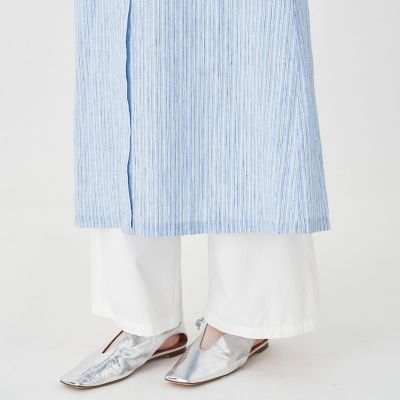リネンシャーティング　シャツワンピース