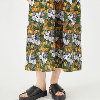 アフリカンプリント　キーネックワンピース
