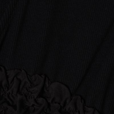 フリルコンビ　Ｖネックワンピース