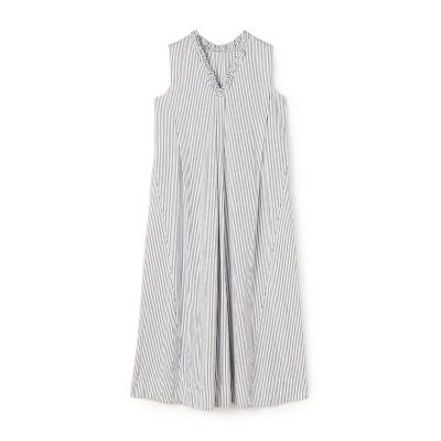 コットンタイプライター ノースリーブマキシワンピース | maison