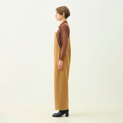 予約商品9月上旬以降順次お届け】フェイクスエード サロペット