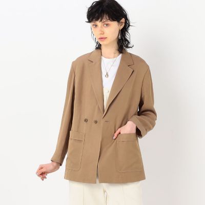 ハイブリッドツイル テーラードジャケット | maison TOMORROWLAND