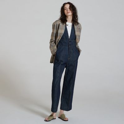レーヨンリネンチェック　ダブルブレストジャケット