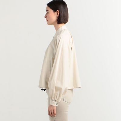 コットンリップストップ ジップアップブルゾン | maison