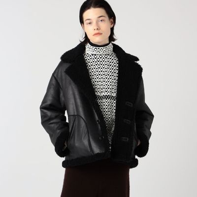 新品タグ付き⭐︎ PASSIONE フェイクムートン リバーシブルブルゾン 新品タグ付き⭐︎ PASSIONE フェイクムートン リバーシブルブルゾン