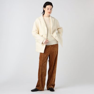 フラッフィー オーバーサイズドジャケット | maison TOMORROWLAND