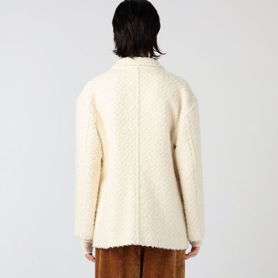 フラッフィー オーバーサイズドジャケット | maison TOMORROWLAND