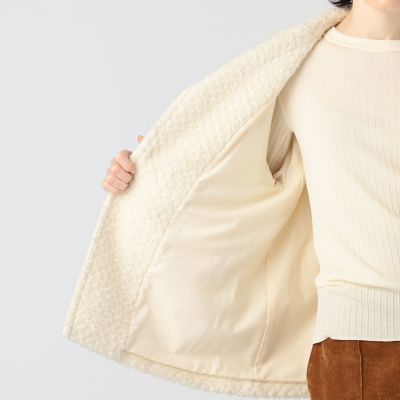 フラッフィー オーバーサイズドジャケット | maison TOMORROWLAND