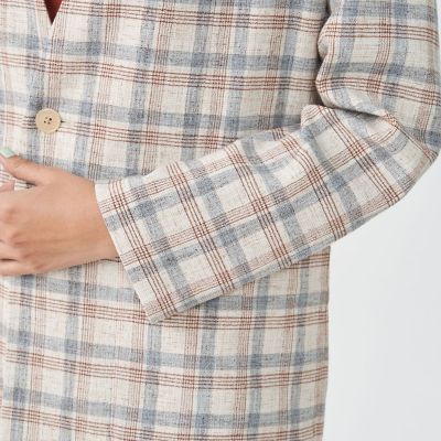T-JACKET ミックスツイード チェック テーラードジャケット イタリア S セール】 ツイードチェックジャケット （テーラードジャケット）｜L ジャケット・アウター