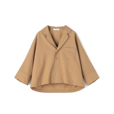＜maison TOMORROWLAND＞コットンポリエステルサッカー　パジャマシャツジャケット