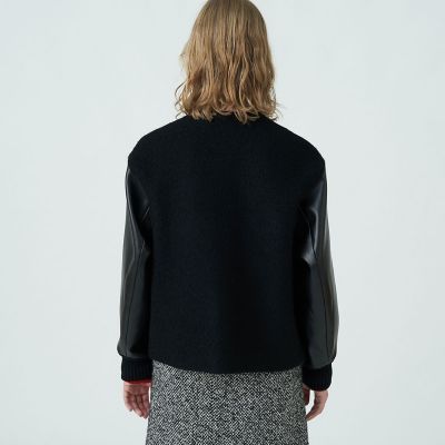 シープパイル ノーカラーブルゾン | maison TOMORROWLAND/メゾン