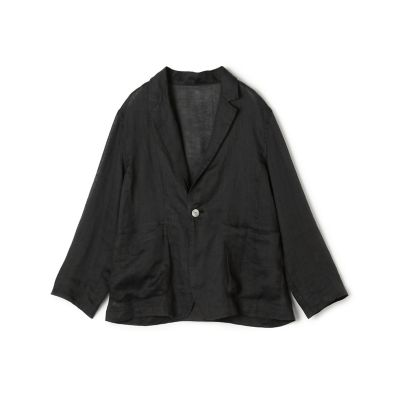 【KAREN MILLEN】ディテールシングルブレストジャケット Tweed And Denim Mix Jacket | Karen Millen
