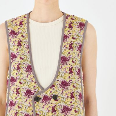 ボタニカルジャガード ジレ | maison TOMORROWLAND/メゾン