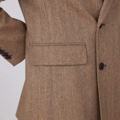 ウールサキソニー　ダブルブレストジャケット