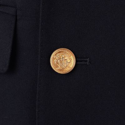 ウールギャバジン　ダブルブレストジレ