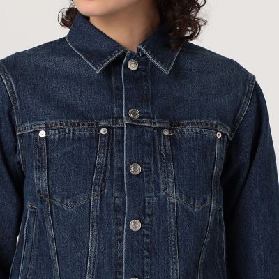 コットンデニム　ジャケット