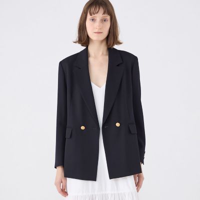 【ＷＥＢ限定】ウールギャバジン　ダブルブレストジャケット