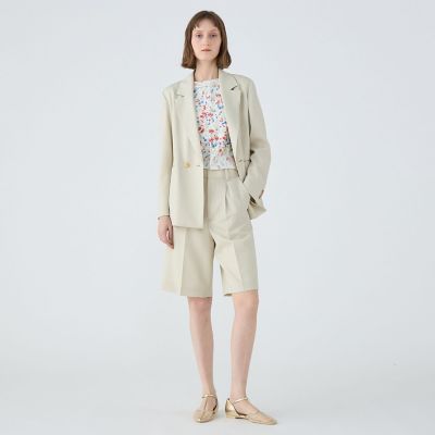 ウールギャバジン ダブルブレストジャケット | maison