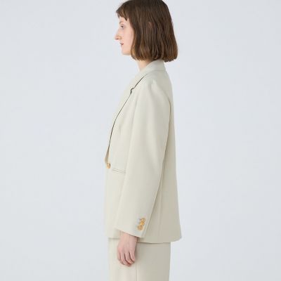 ウールギャバジン　ダブルブレストジャケット