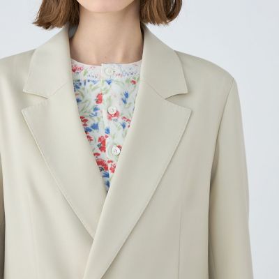 ウールギャバジン　ダブルブレストジャケット