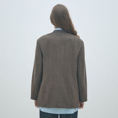 予約商品11月上旬以降順次お届け】アルパカヘリンボーン