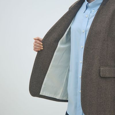 【極美品9月13日まで！！】DORMEUIL アルパカ ヘリンボーン ジャケット 予約商品11月上旬以降順次お届け】アルパカヘリンボーン