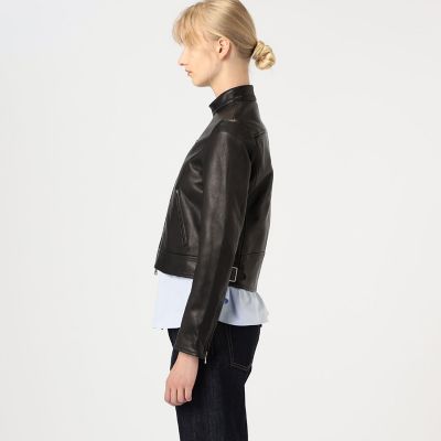イザベルマラントラムレザー ライダース36 中古・古着通販】Maison Margiela (メゾンマルジェラ) 5 Zip