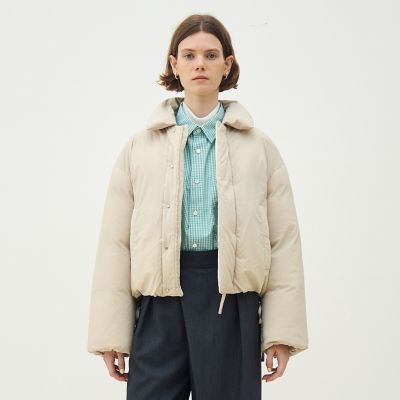 送料無料】ナイロンストレッチ ダウンジャケット | maison