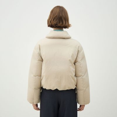 送料無料】ナイロンストレッチ ダウンジャケット | maison