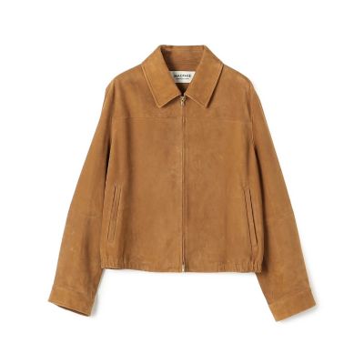 ＜maison TOMORROWLAND＞シープスエード　ジップアップブルゾン
