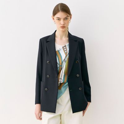 店舗限定】ウールモヘヤ ダブルブレストジャケット | maison
