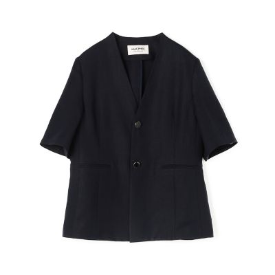 ＜maison TOMORROWLAND＞【予約商品６月上旬以降順次お届け】リネンレーヨンツイル　ハーフスリーブジャケット