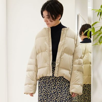 シームレスダウン ノーカラージャケット 三越伊勢丹オンラインストア 公式