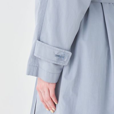 コットンポリエステルウェザー　トレンチコート